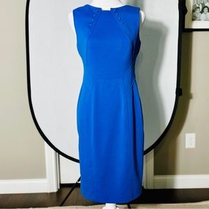 Ivanka Trump Blue Sleeveless Dress - Size 4R